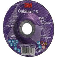 Meule &agrave; tronçonner Cubitron 3, 4-1/2" x 0,045", Arbre de 7/8", Type T27, C&eacute;ramique, 13 300 Tr/min OCP Construction Supplies
