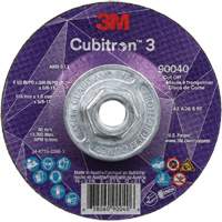 Meule &agrave; tronçonner Cubitron 3, 4-1/2" x 0,045", Arbre de 5/8"-11, Type T27, C&eacute;ramique, 13 300 Tr/min OCP Construction Supplies