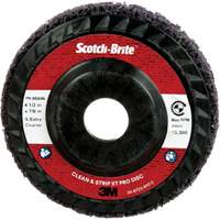 Disque Clean and Strip XT Pro XO-DC Scotch-Brite, 4-1/2" dia., Grain Extra grossier, Carbure de silicium OCP Construction Supplies