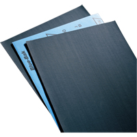 Papier abrasif en feuilles de papier - Feuilles de 9" x 11" &agrave; l'&eacute;preuve de l'eau Blue-Bak T414, 9" x 11", Grain 220, Carbure de silicium OCP Construction Supplies