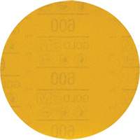 Disque abrasif dor&eacute; Hookit 09260, dia 6", Grain 600, Oxyde d'aluminium, Poids C OCP Construction Supplies