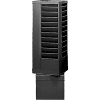 Literature Storage Racks, Rotating, 44 Slots, Steel, 14-1/8" W x 14-1/8" D x 48-1/2" H OCP Construction Supplies