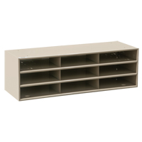 Organisateurs de donn&eacute;es, Stationnaire, 15 fentes, Acier, 33-3/4" la x 11 5/8" p x 17 3/4" h OCP Construction Supplies