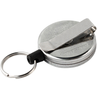 Original Self Retracting Reels #485-HDK, Chrome, 48" Cable, Belt Clip Attachment OCP Construction Supplies
