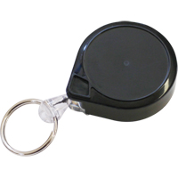 Retractable Mini-Bak&reg; Key Rings, Plastic, 36" Cable, Belt Clip Attachment OCP Construction Supplies