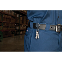 Retractable Mini-Bak&reg; Key Rings, Plastic, 36" Cable, Belt Clip Attachment OCP Construction Supplies
