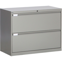 Classeur lat&eacute;ral, Acier, 2 tiroirs, 36" la x 18" p x 27-7/8" h, Gris OCP Construction Supplies