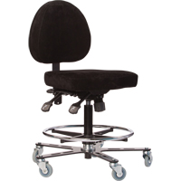 Si&egrave;ges ergonomiques pour le soudage TF180, Su&egrave;de, Noir, Capacit&eacute; 300 lb OCP Construction Supplies