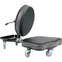 Chaise ergonomique Flex, Vinyle, Noir/gris OCP Construction Supplies