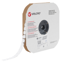 Velcoin&reg; Fastener, Loop, 3/4" Dia., Adhesive, White OCP Construction Supplies