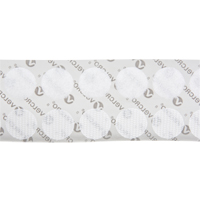 Fastener Coins, Hook & Loop, 3/4" Dia., Adhesive, White OCP Construction Supplies