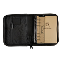 Field Planner Starter Kit, Soft Cover, Black, 0 Pages, 4-5/8" W x 7" L OCP Construction Supplies