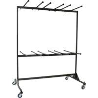 Chariot pour chaises pliantes &agrave; deux c&ocirc;t&eacute;s OCP Construction Supplies