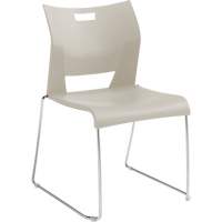 Chaise de formation sans bras Duet, Plastique, Hauteur 33-1/4", Capacit&eacute; 350 lb, Blanc OCP Construction Supplies