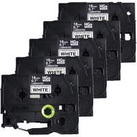 Laminated Tape, 18 mm x 8 m, Black on White OCP Construction Supplies