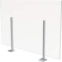 Surface Mount Sneeze Guard, 36" W x 36" H OCP Construction Supplies