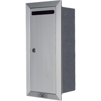 Boîte de collecte en retrait, Fixation Mural, 16-3/16" x 6-3/8", Aluminium OCP Construction Supplies