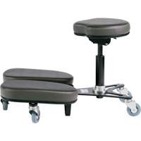 Chaise &agrave; genoux r&eacute;glable, Vinyle, Noir/gris OCP Construction Supplies