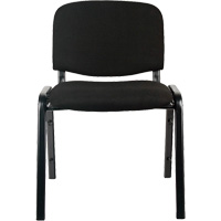 Stacking Chairs, Fabric, 32" High, 250 lbs. Capacity, Black OCP Construction Supplies
