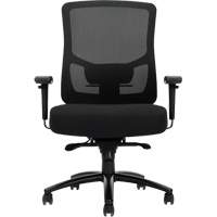 Raven 400 High-Back Heavy-Duty Synchro-Tilter, Mesh, Black, 400 lbs. Capacity OCP Construction Supplies