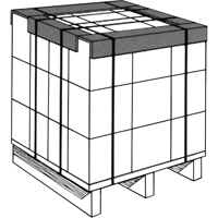 Protecteurs de rebord, Carton, 36" lo x 2-1/2" la OCP Construction Supplies