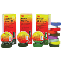Rubans Super 33+ Scotch, 19 mm (3/4") x 20,1 m (66'), Noir, 7 mils OCP Construction Supplies
