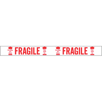Bilingual Printed Tape – Fragile This Side Up , Red on White OCP Construction Supplies