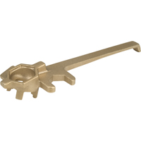 Cl&eacute;s &agrave; obturateur de luxe, Ouverture de 1-1/4", Poign&eacute;e 9", Alliage de laiton anti&eacute;tincelles OCP Construction Supplies