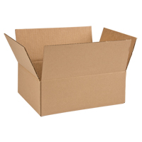Corrugated Box, 12" L x 9" W x 4" H, Flute C OCP Construction Supplies