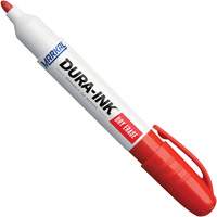 Dura-Ink&reg; Dry Erase Ink Markers, Red, Bullet Tip OCP Construction Supplies