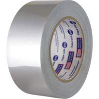Silver Aluminum Foil Tape, 3 mils Thick, 25.4 mm (1") x 54.86 m (180') OCP Construction Supplies