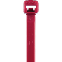 Attaches de c&acirc;bles s&eacute;rie T, Longueur 8", R&eacute;sistance &agrave; la traction 50 lb, Rouge OCP Construction Supplies