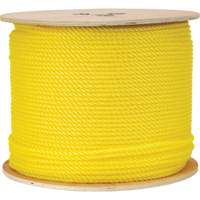 1/4" Braided Yellow Rope, Polypropylene, 1300' OCP Construction Supplies