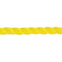 3/8" Braided Yellow Rope, Polypropylene, 630' OCP Construction Supplies