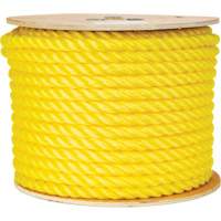 5/8" Braided Yellow Rope, Polypropylene, 200' OCP Construction Supplies
