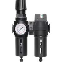 Filter/Regulator & Coalescing Filter Modulair 300 with Standard Bowl & Manual Drain, 3/8" NPTF, 150 PSI, 5.12 fl. oz. Capacity OCP Construction Supplies