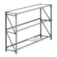 &eacute;tag&egrave;res Pronto - Panneaux de calibre 22, Acier galvanis&eacute;, 24" la x 6" p OCP Construction Supplies