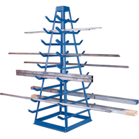 Support pour tuyaux, Horizontal, 9 Niveaux, 18" la x 40" p x 84" h, 1800 lb Cap. OCP Construction Supplies