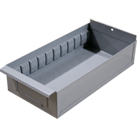 Boîte pour tablette de rayonnage enclenchable Interlok, Acier, 5-5/8" la x 18" p, 4-3/4" h, Gris OCP Construction Supplies