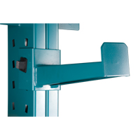 Rayonnage en porte-&agrave;-faux &agrave; barres - Charge l&eacute;g&egrave;re, Un c&ocirc;t&eacute;, Bras de 12", 75" h OCP Construction Supplies