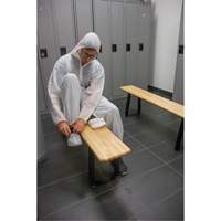 Banc pour vestiaire, Bois, 48" lo x 9-1/2" la x 16-1/2" h OCP Construction Supplies