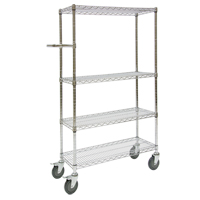 Push Cart, Chrome Plated, 30" x 60" x 14", 800 lbs. Capacity OCP Construction Supplies