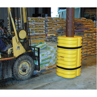 Protecteur de colonne, Ouverture int&eacute;rieure 6", 24" lo x 24" la x 42" h, Orange OCP Construction Supplies