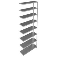 &eacute;l&eacute;ment de rayonnage, Acier galvanis&eacute;, Montant &agrave; fente, Capacit&eacute; 400 lb, 36" la x 96" h x 12" p OCP Construction Supplies