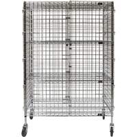 Security Cart, Chrome Plated, 48" x 69" x 24", 500 lbs. Capacity OCP Construction Supplies