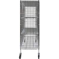Security Cart, Chrome Plated, 60" x 69" x 24", 500 lbs. Capacity OCP Construction Supplies