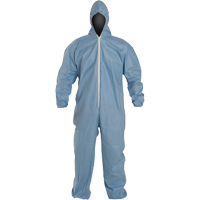 ProShield&reg; 6 SFR Coveralls, Large, Blue, FR Treated Fabric OCP Construction Supplies