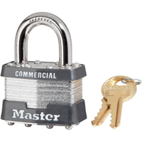 Cadenas commerciaux - mod&egrave;le 1KA, Cl&eacute;s identiques, Acier lamin&eacute;, Largeur de 1-3/4" OCP Construction Supplies