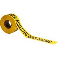 Barricade Tape, English, 3" W x 200' L, 3 mils, Black on Yellow OCP Construction Supplies
