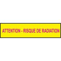 Barricade Tape, French, 3" W x 1000' L, 3.5 mils, Magenta on Yellow OCP Construction Supplies